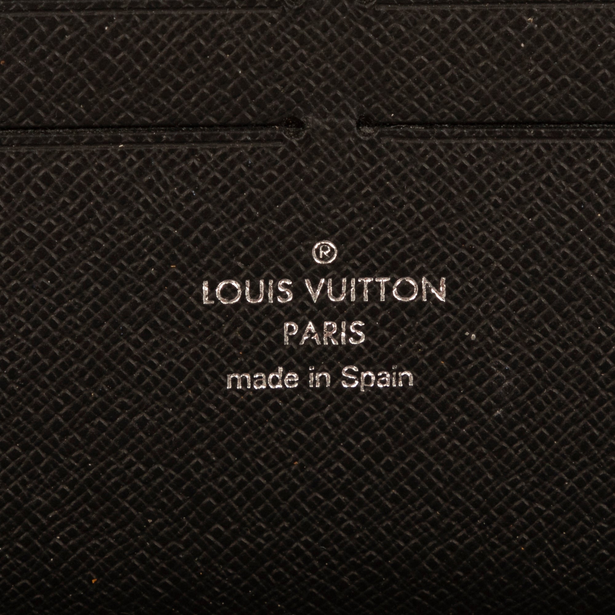 Cartera Zippy Grande Damier Graphite