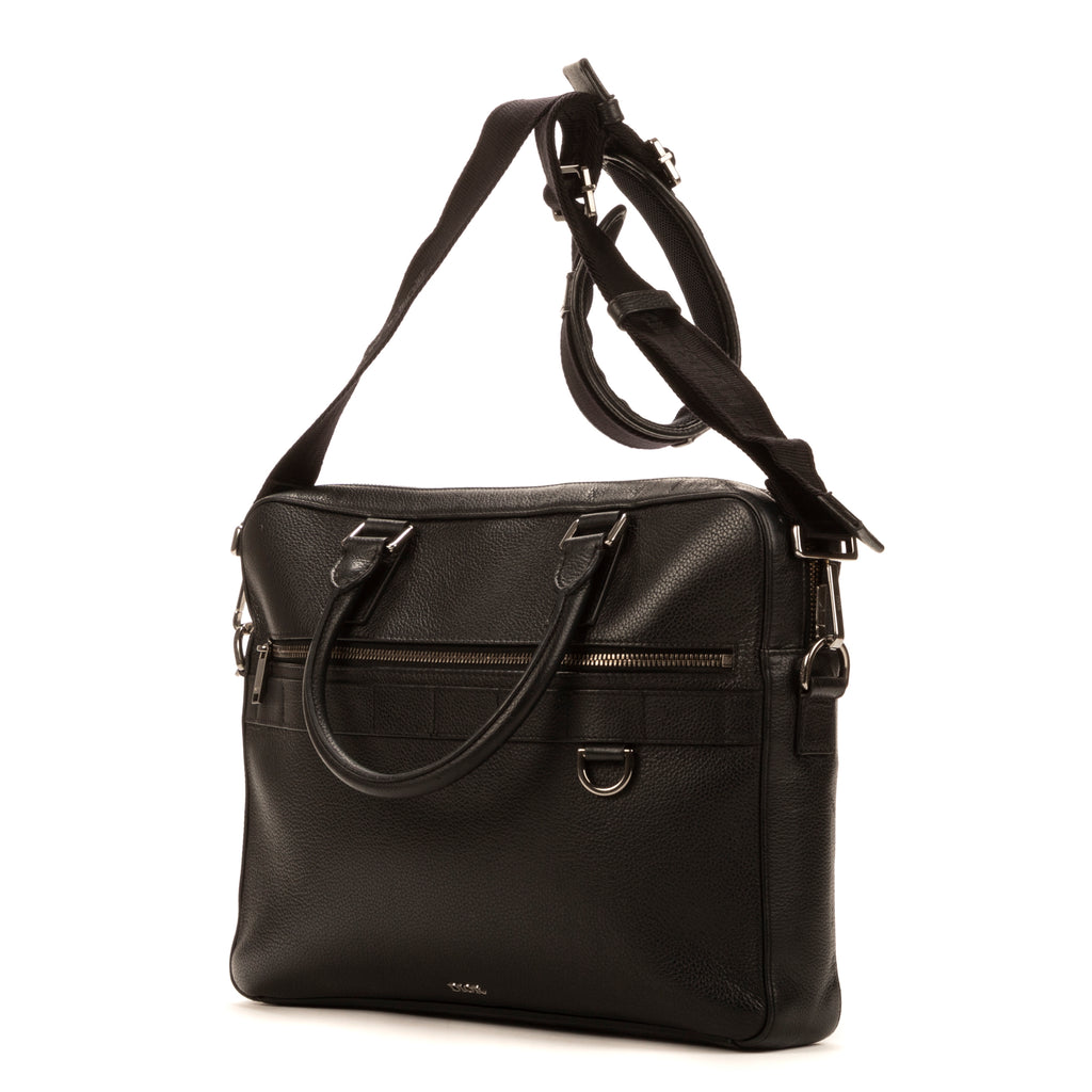 Bolso de mano Maletín Piel de becerro negra