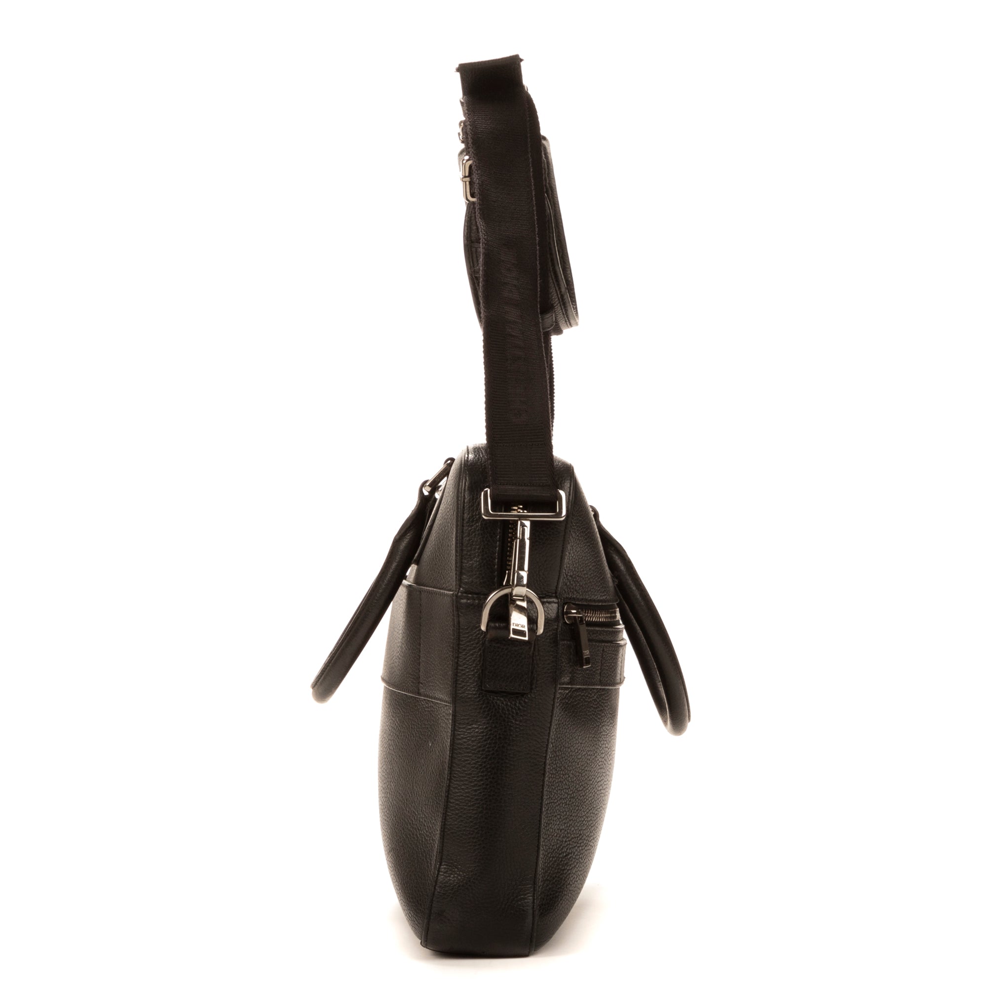 Handbag Maletin Black Calfskin Leather