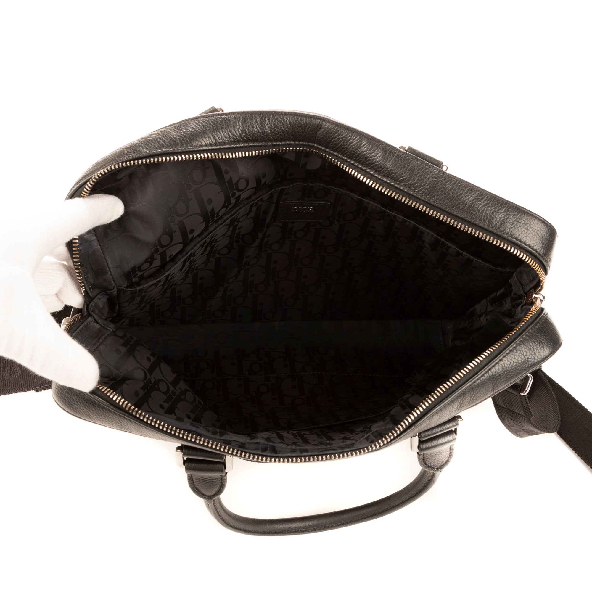 Bolso de mano Maletín Piel de becerro negra