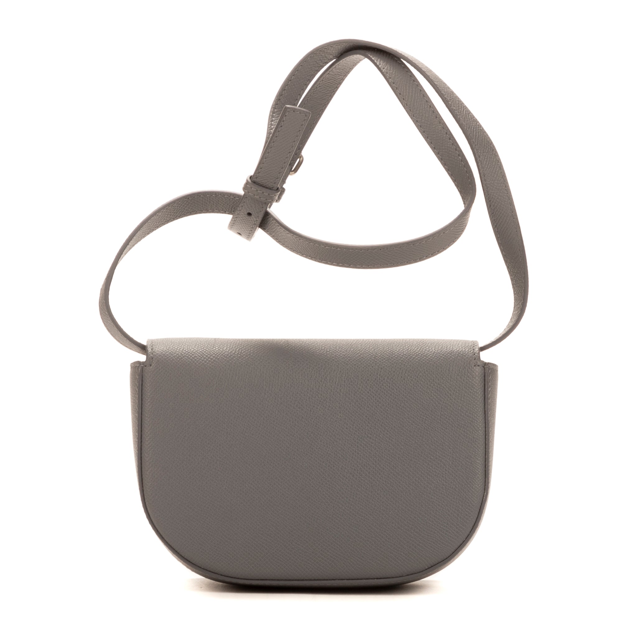Shoulder Bag XS Ville Day Grey Calfskin Leather