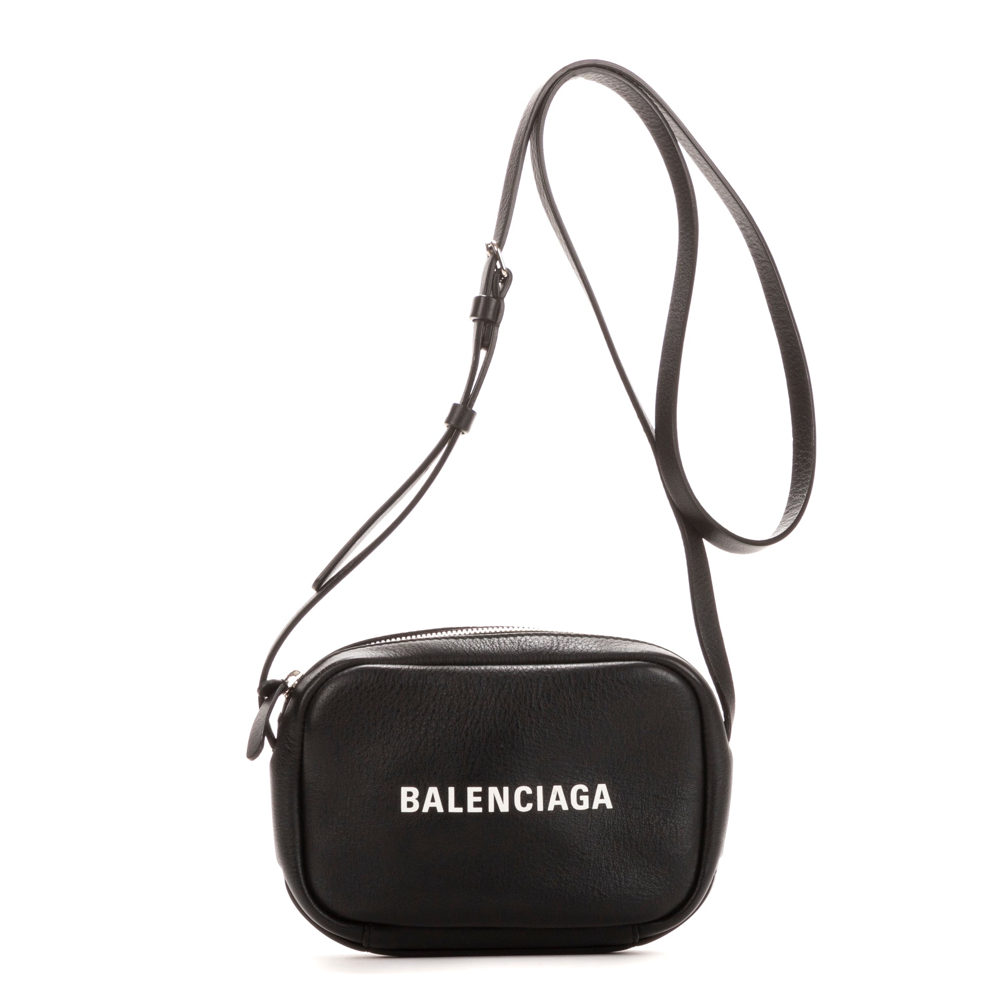 Shoulder Bag XS Everyday Camera Bag Black Calfskin Leather
