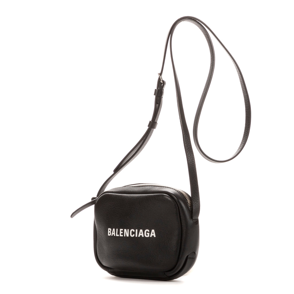 Bolso de hombro XS Everyday Camera Bag de piel de becerro negra