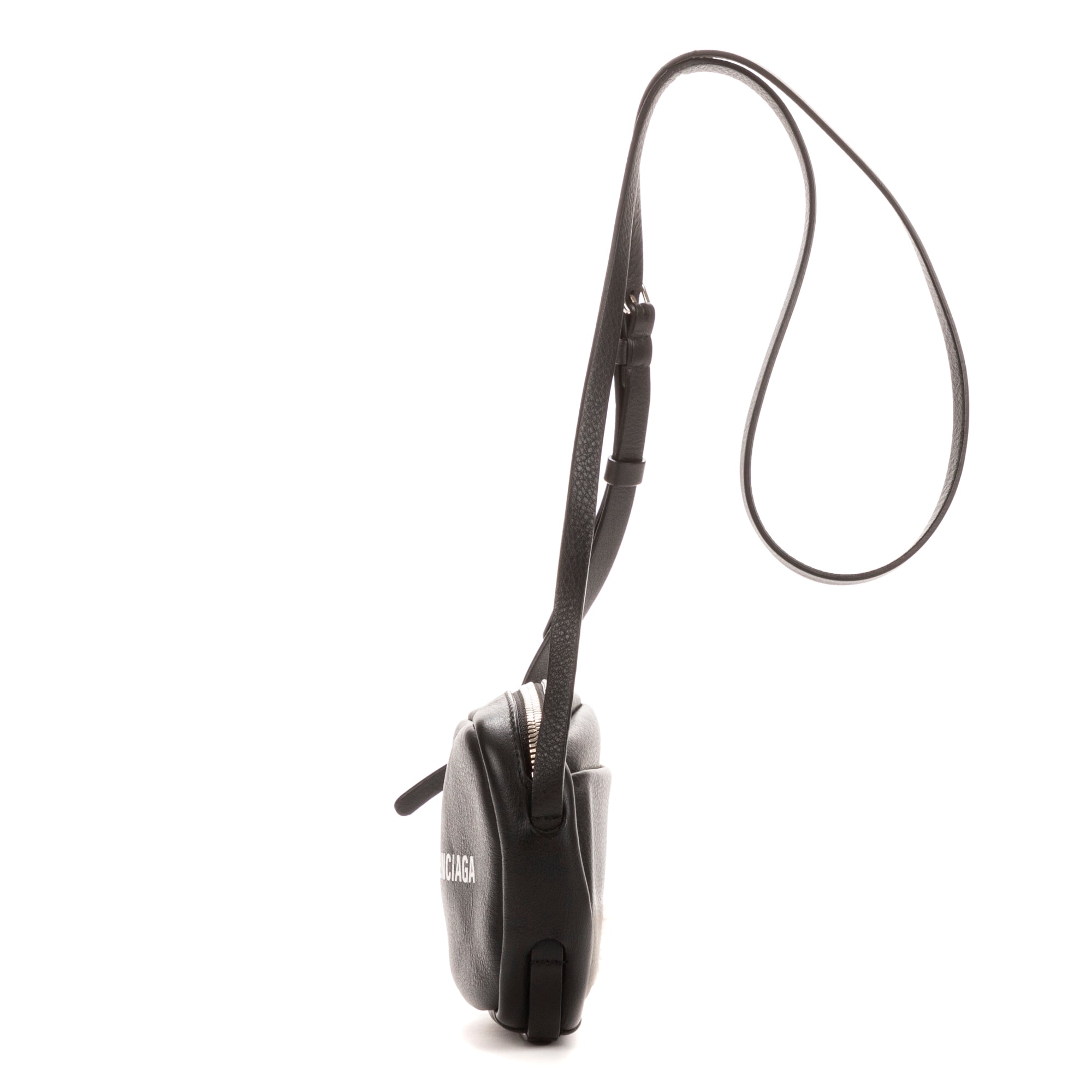 Shoulder Bag XS Everyday Camera Bag Black Calfskin Leather