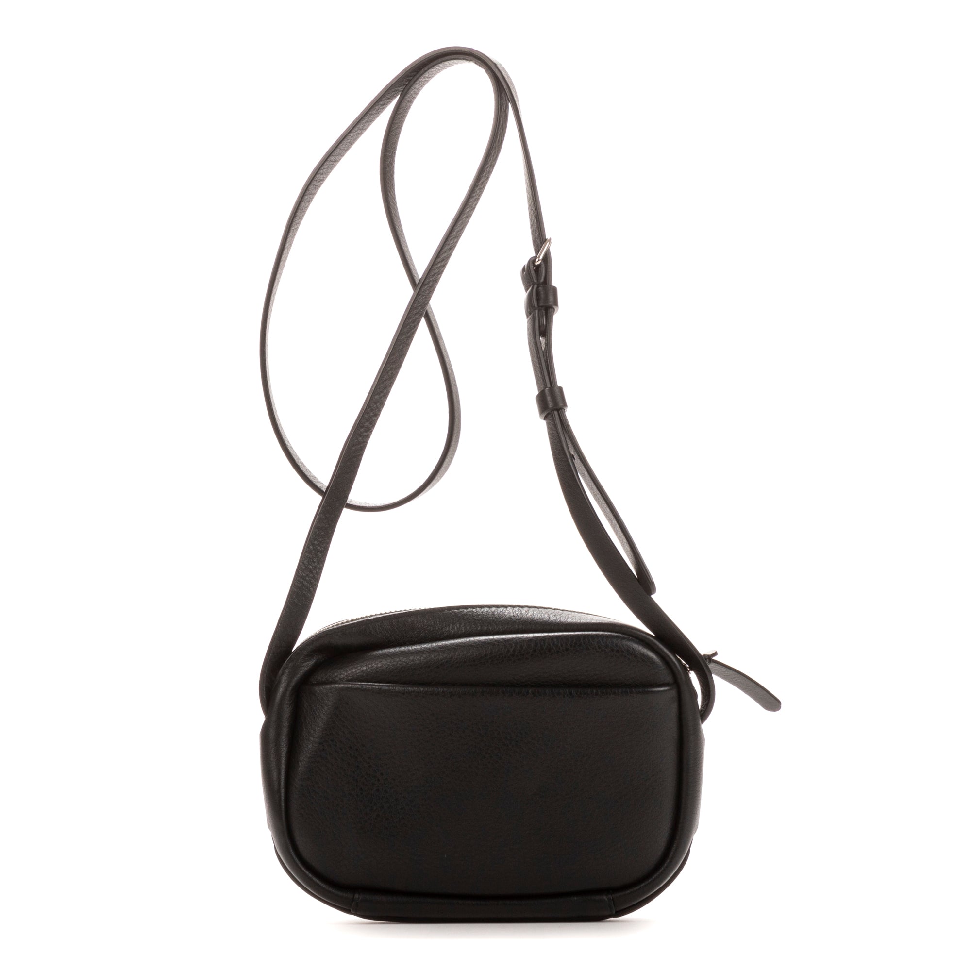 Shoulder Bag XS Everyday Camera Bag Black Calfskin Leather