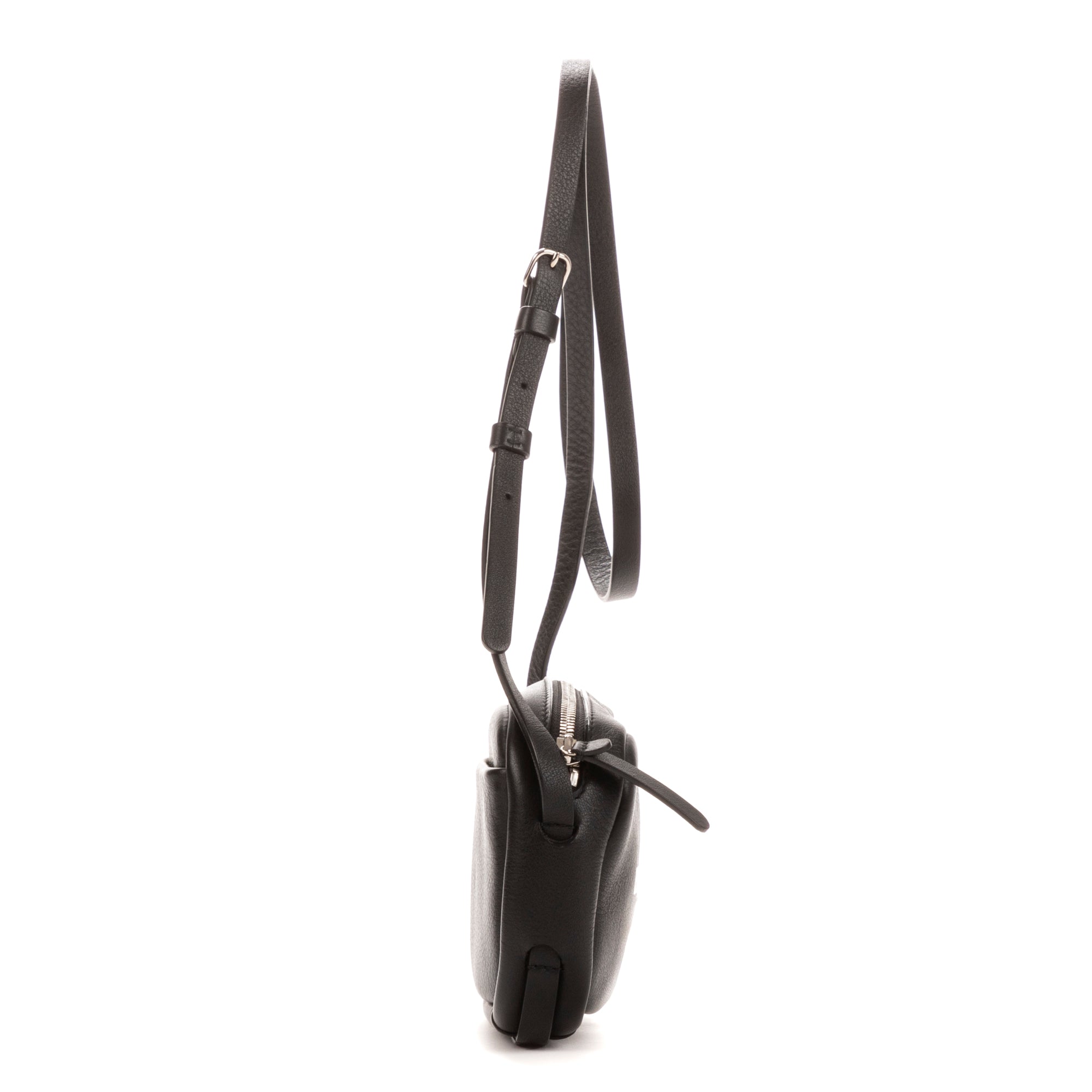 Shoulder Bag XS Everyday Camera Bag Black Calfskin Leather