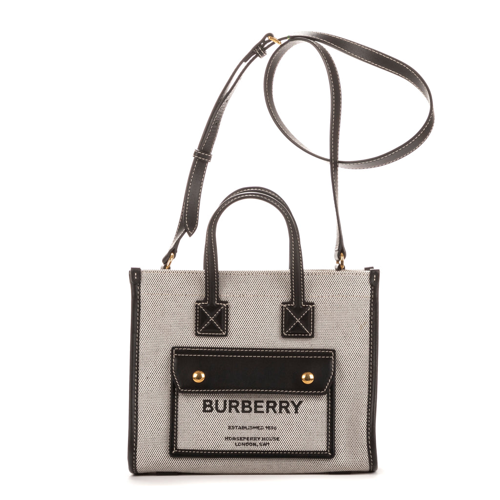 Handbag Mini Freya Mini Black Fabric Canvas