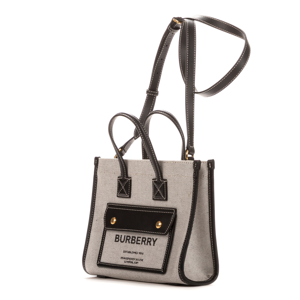 Handbag Mini Freya Mini Black Fabric Canvas