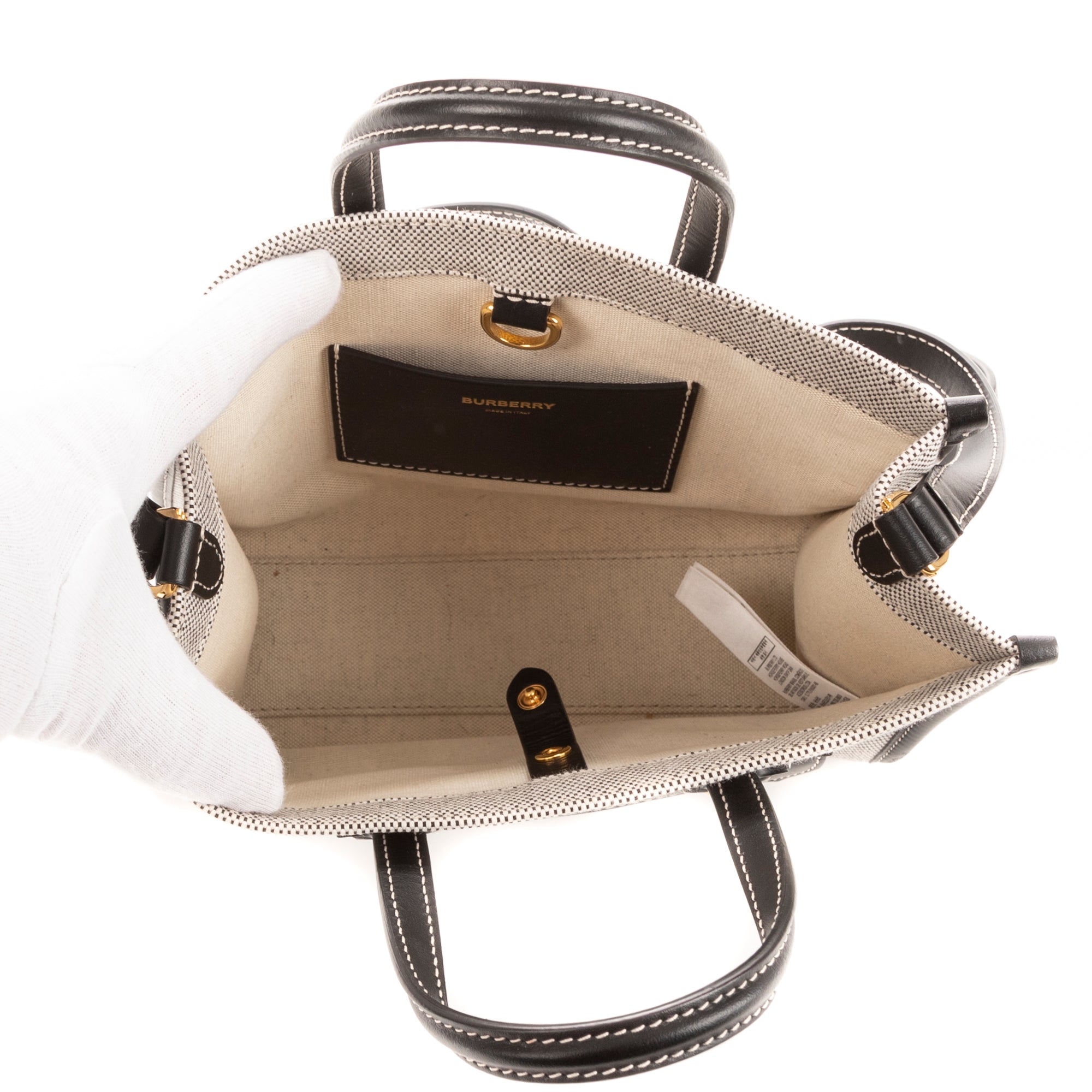 Handbag Mini Freya Mini Black Fabric Canvas