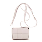 Shoulder Bag Mini Cassette Mini Light Lilac Intrecciato Leather
