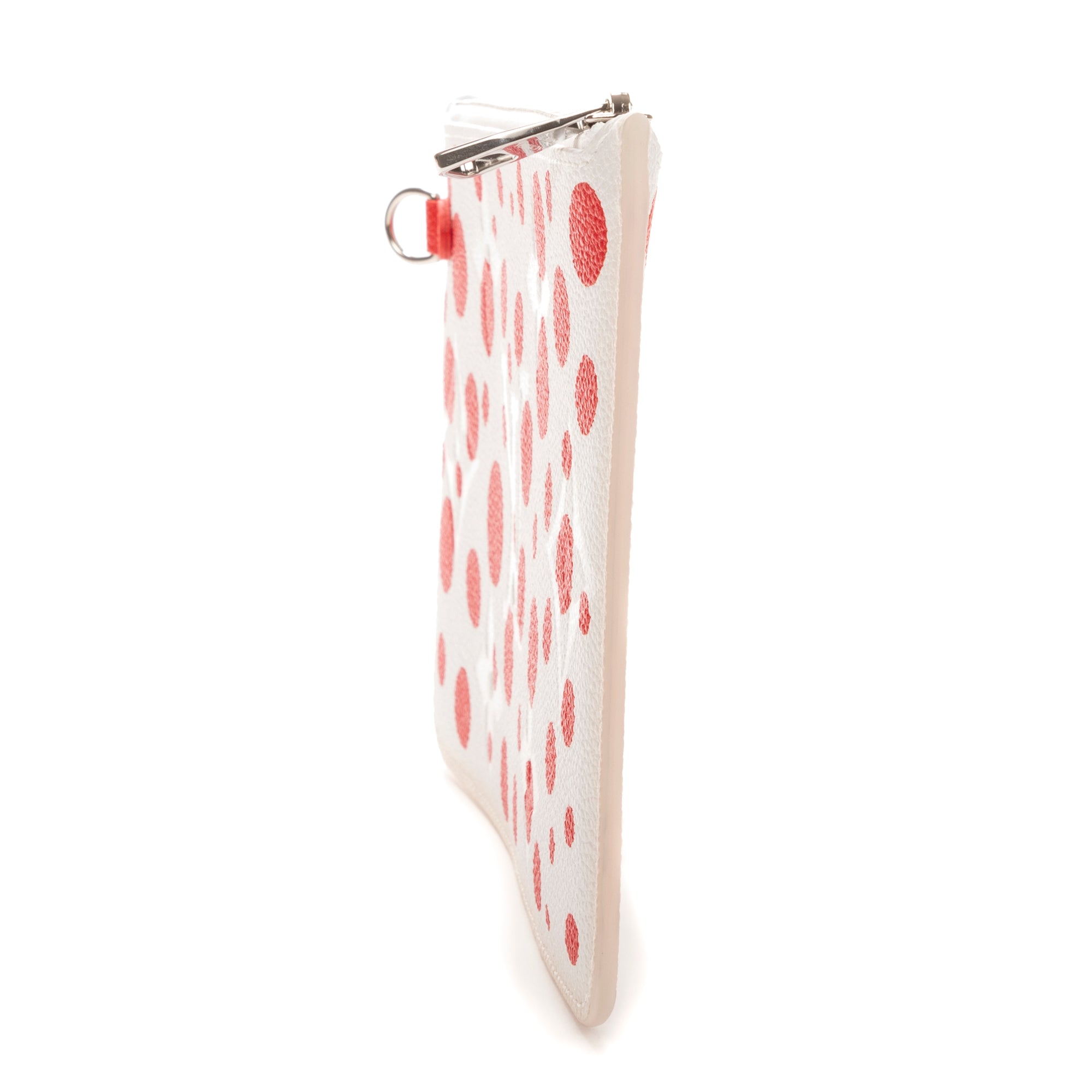 Pouch Ltd. Ed. Yayoi Kusama Infinity Dots Neverfull Pouch White Infinity Dot Canvas