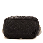 Bolso Cocoon Reversible de Piel de Becerro Plateada