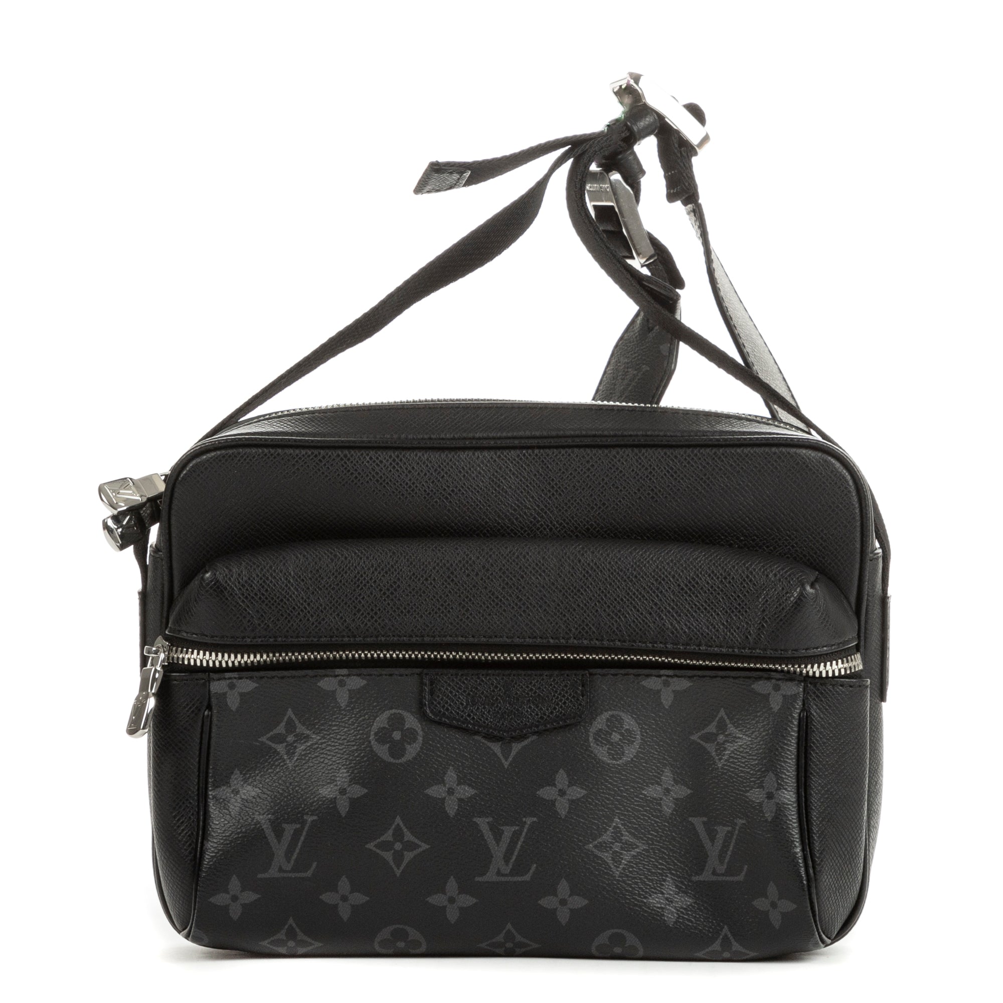 Shoulder Bag Taigarama Graphite Monogram Eclipse/Taiga leather