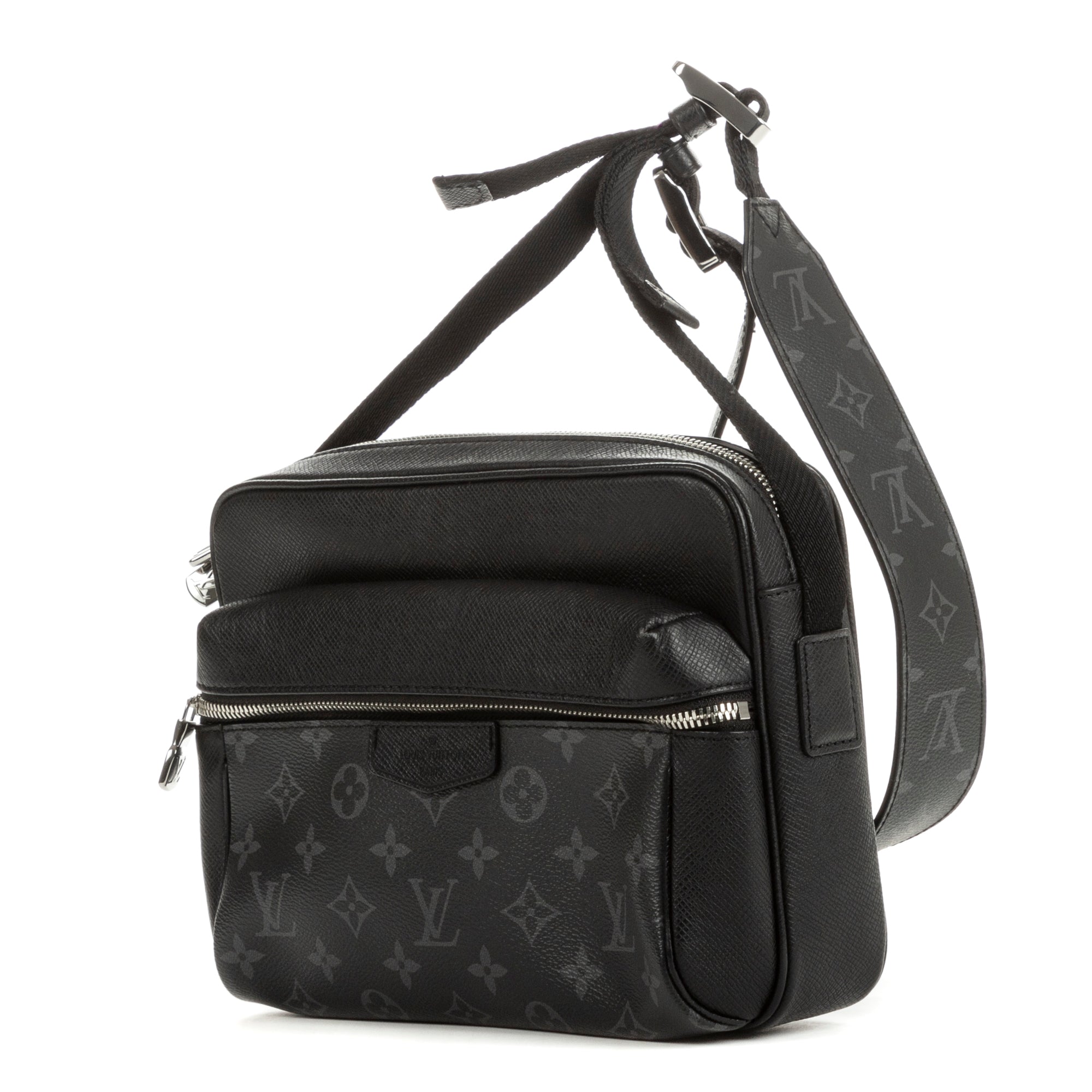 Shoulder Bag Taigarama Graphite Monogram Eclipse/Taiga leather