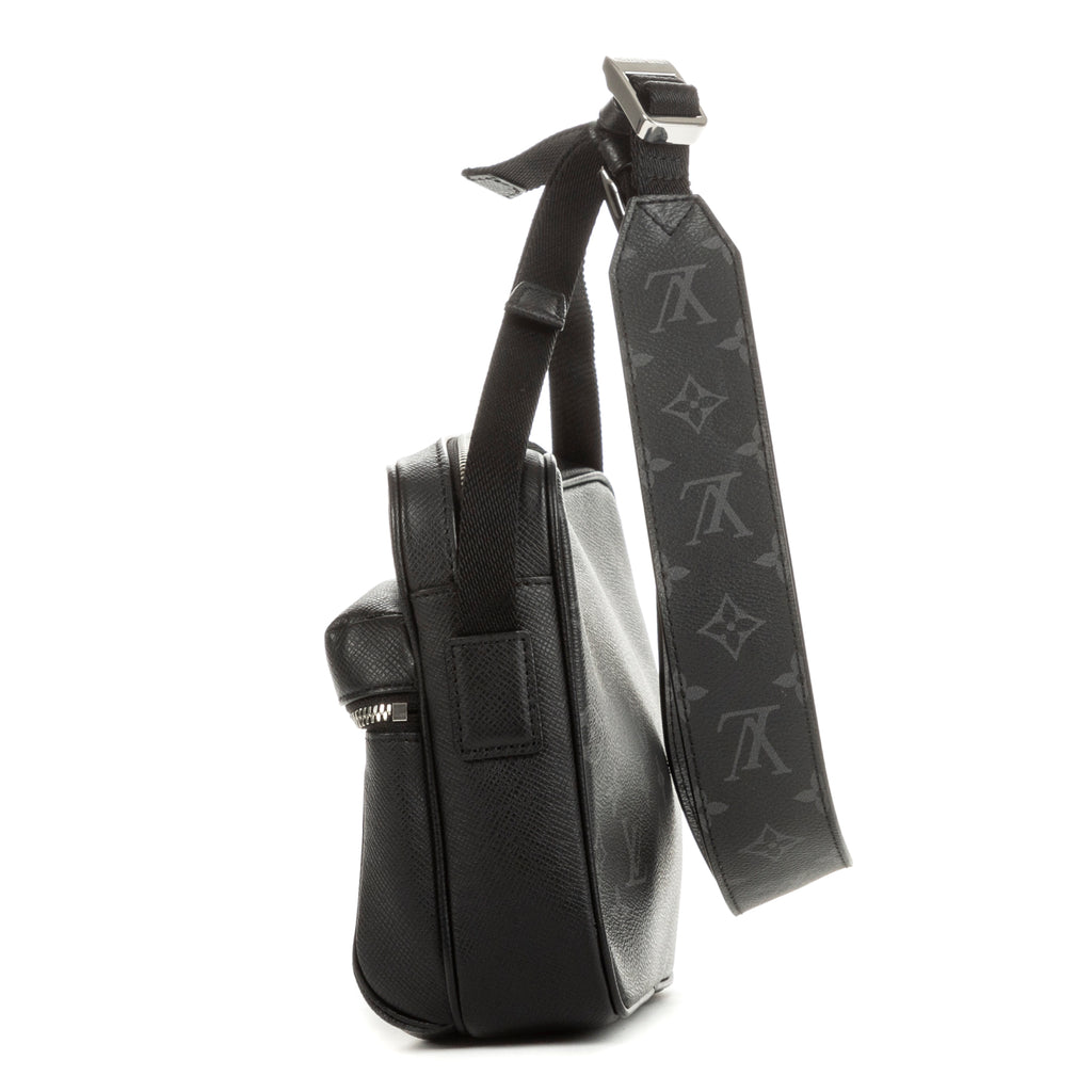 Shoulder Bag Taigarama Graphite Monogram Eclipse/Taiga leather