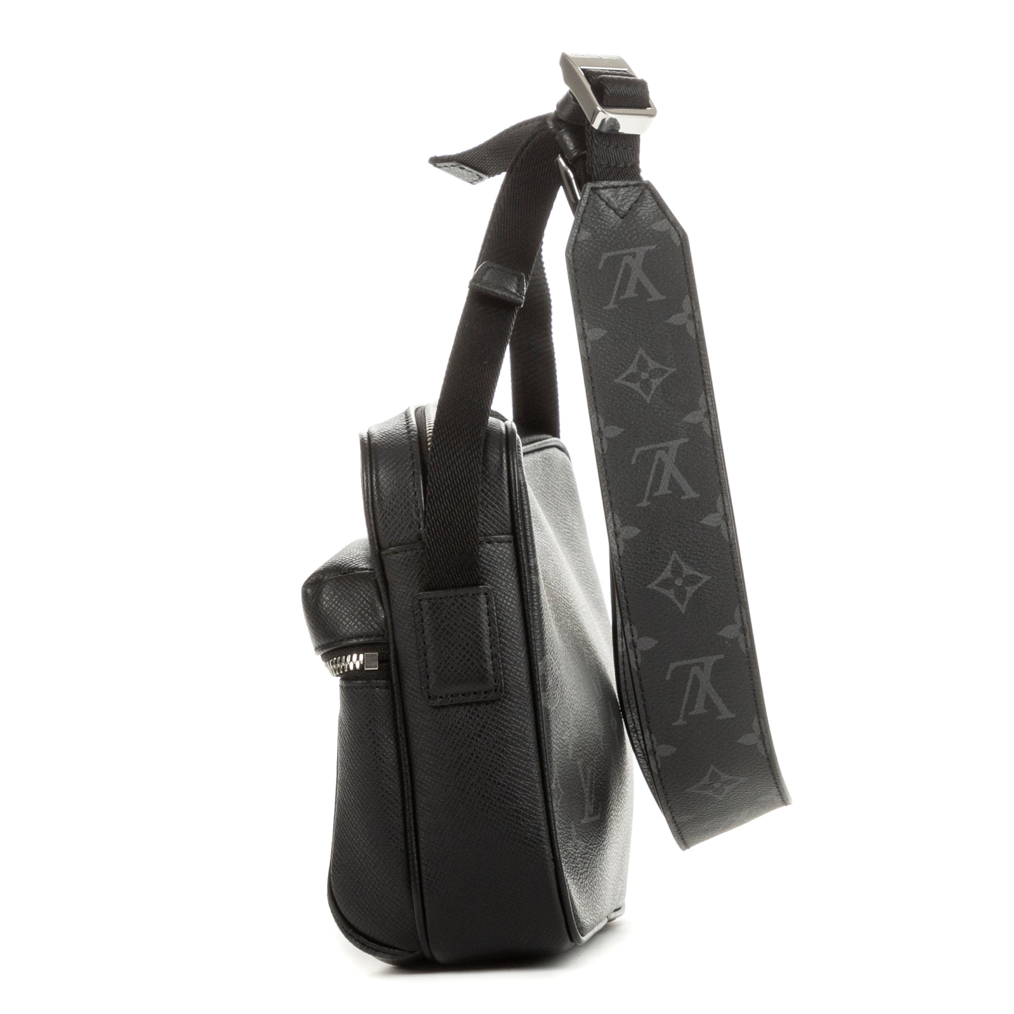 Shoulder Bag Taigarama Graphite Monogram Eclipse/Taiga leather