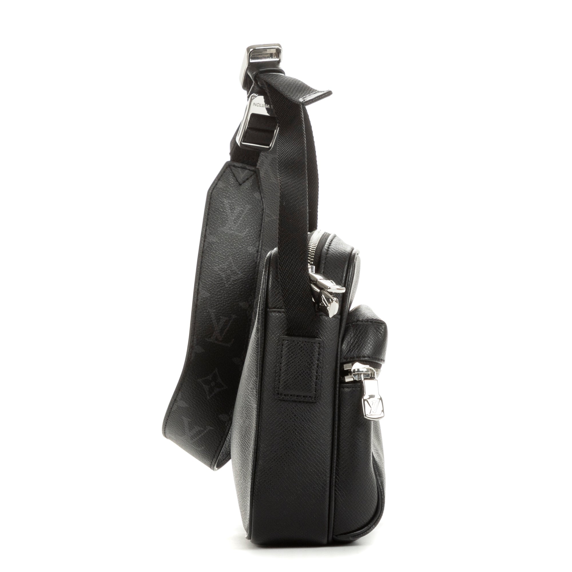 Shoulder Bag Taigarama Graphite Monogram Eclipse/Taiga leather
