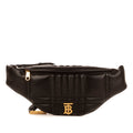 Sac Banane BT Cuir de Veau Noir