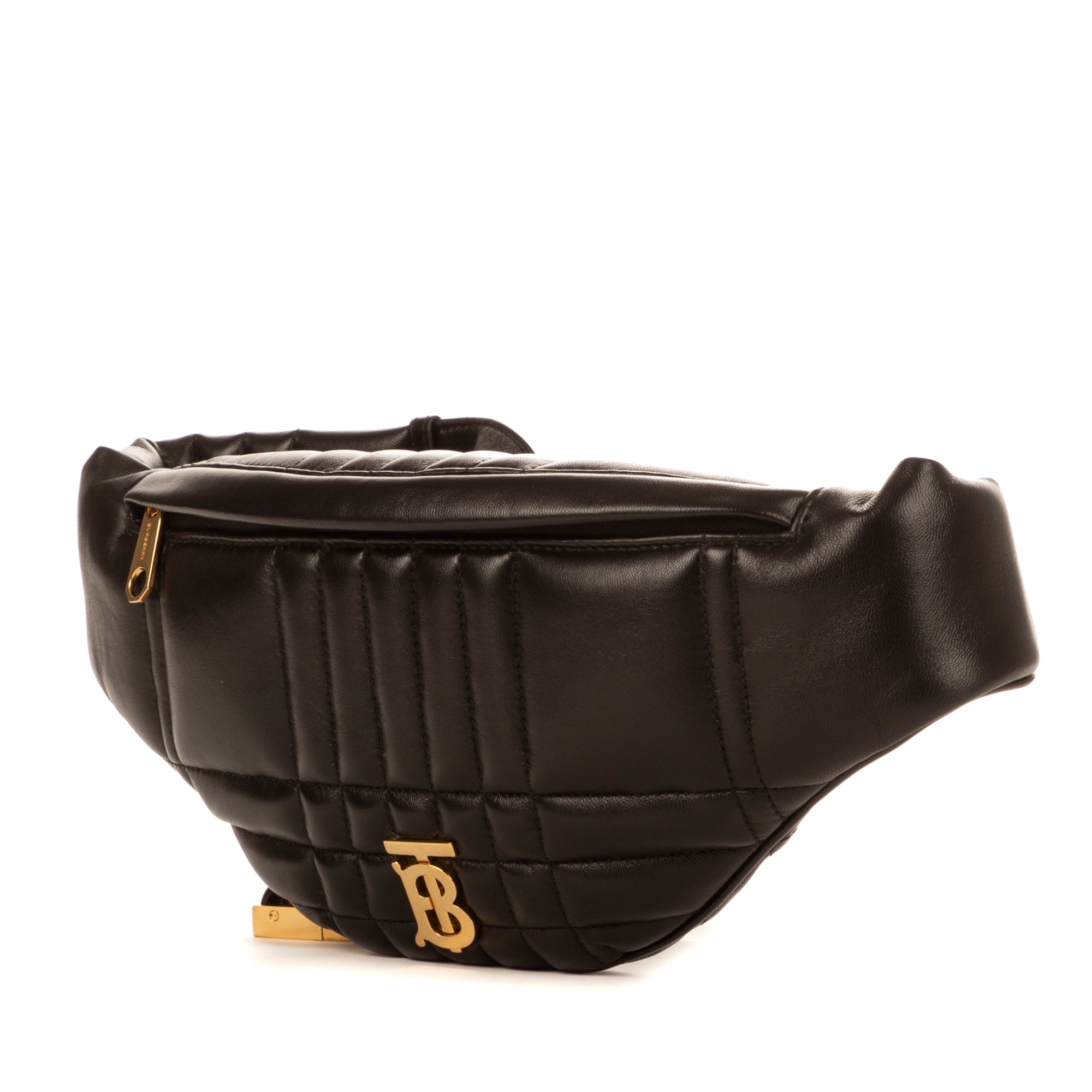 Waist Bag Banane BT Black Calfskin Leather
