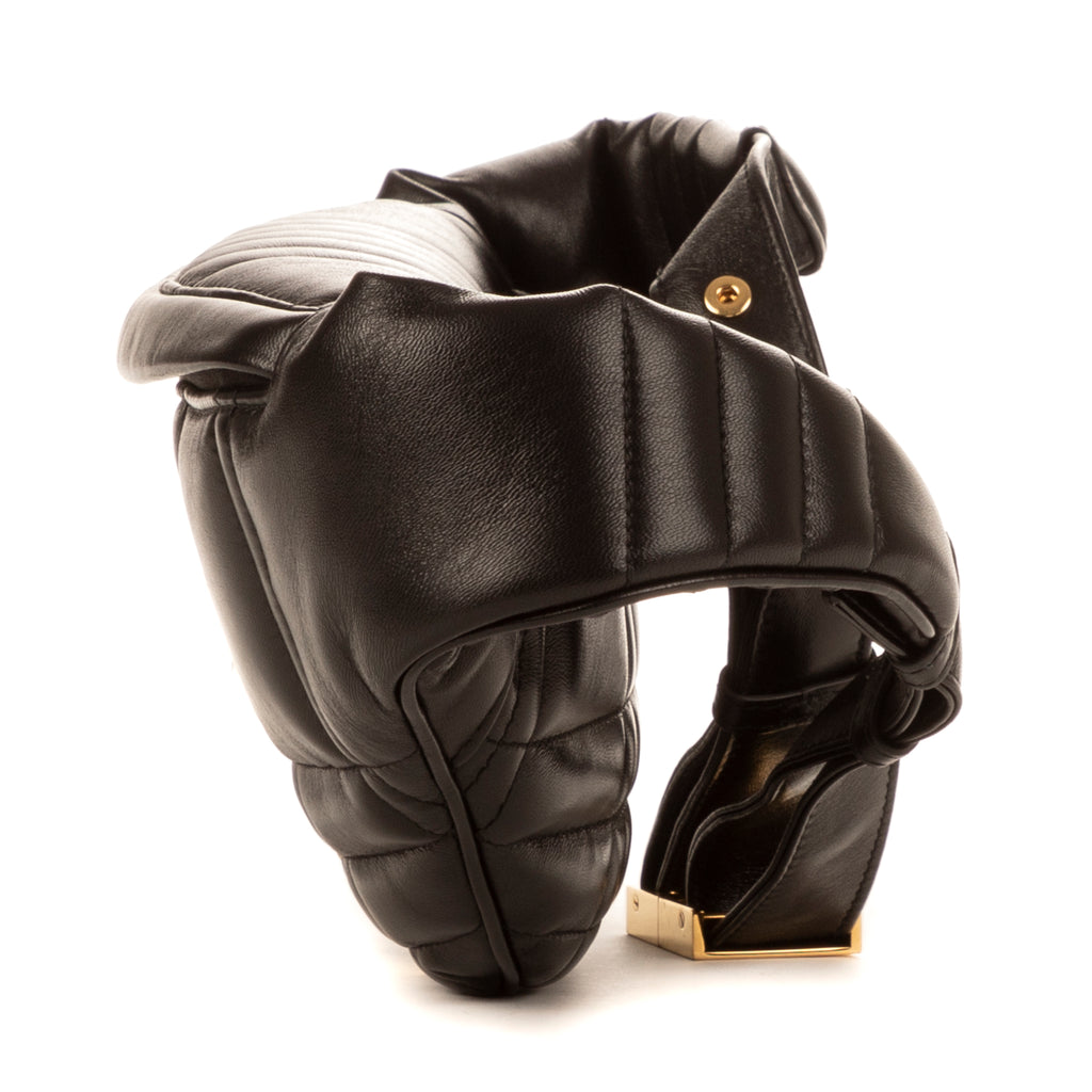 Sac Banane BT Cuir de Veau Noir