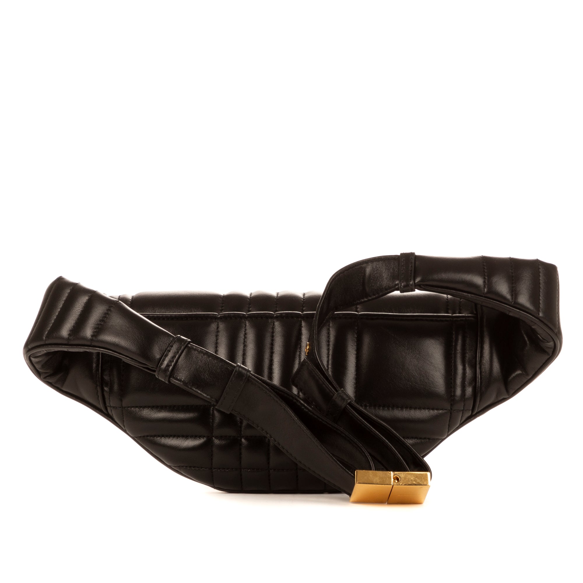Waist Bag Banane BT Black Calfskin Leather