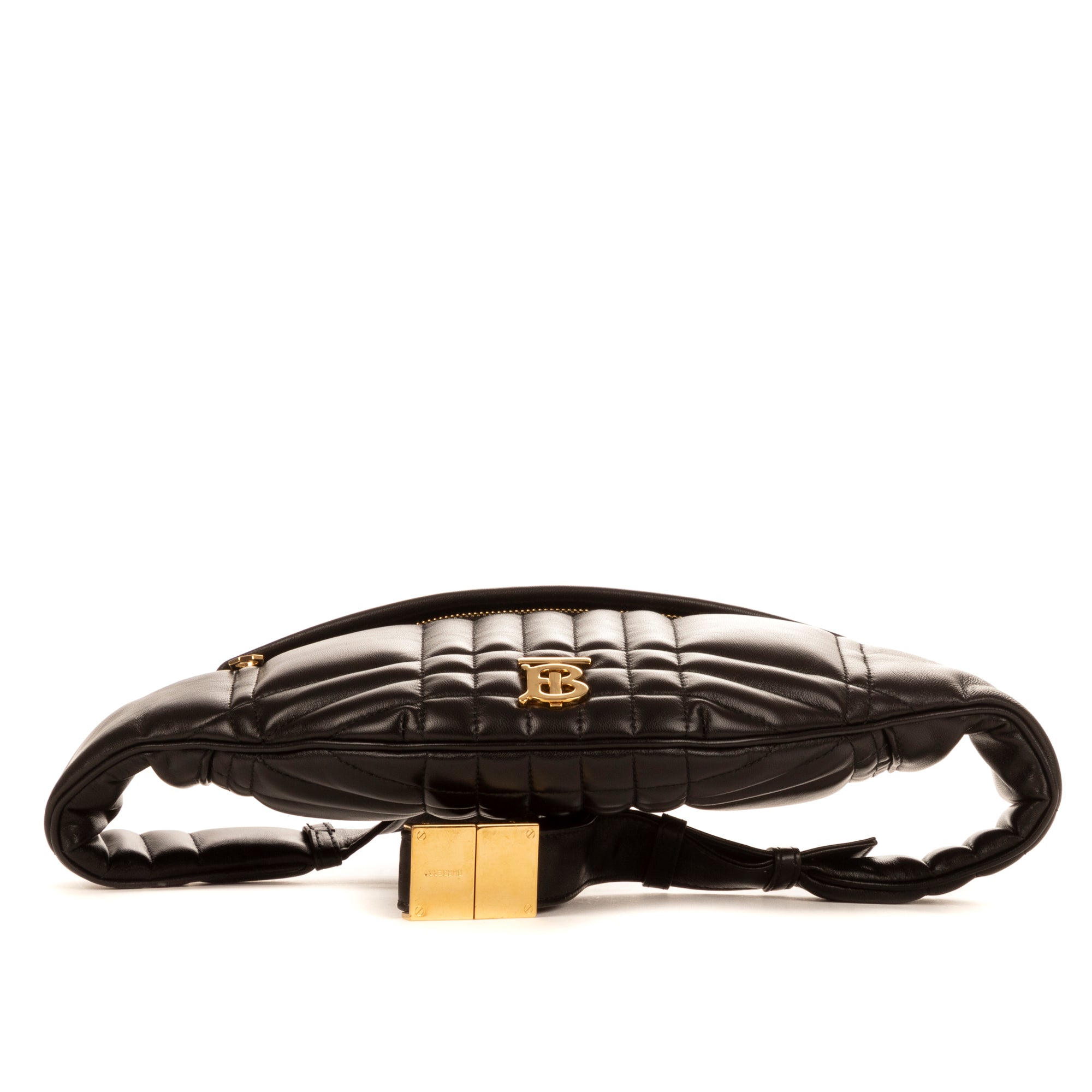 Sac Banane BT Cuir de Veau Noir