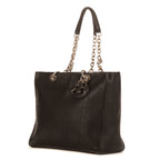 Sac bandoulière Ultradior cuir de veau Cannage noir