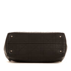 Sac bandoulière Ultradior cuir de veau Cannage noir