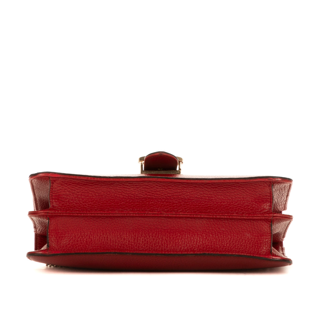 Shoulder Bag G Interlocking Red Calfskin leather