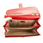 Shoulder Bag G Interlocking Red Calfskin leather