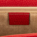 Shoulder Bag G Interlocking Red Calfskin leather