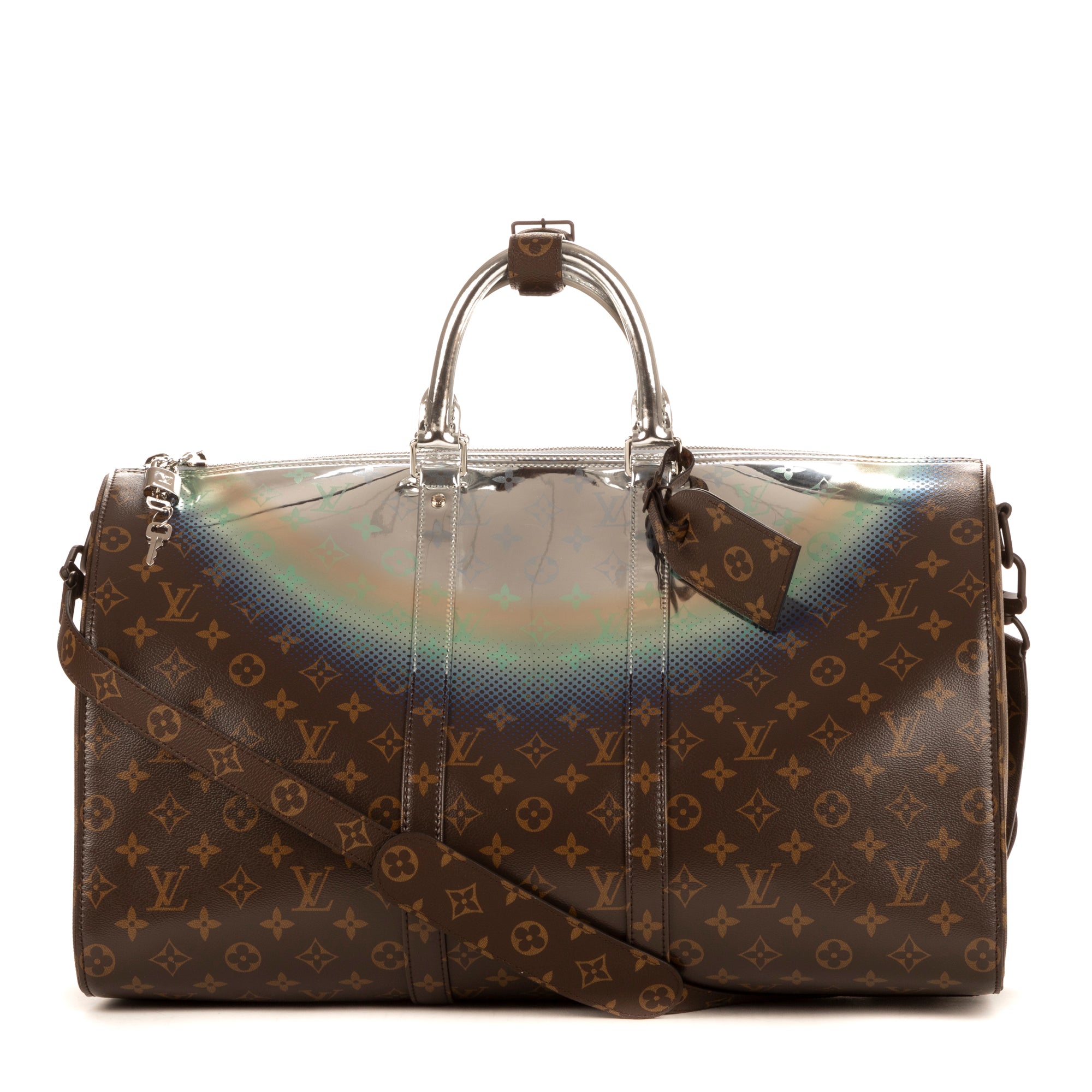 Bolsa de viaje Ed. limitada Nebula Keepall Bandouliere 50 Monograma Marrón
