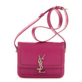 Shoulder Bag Solferino Pink Calfskin leather