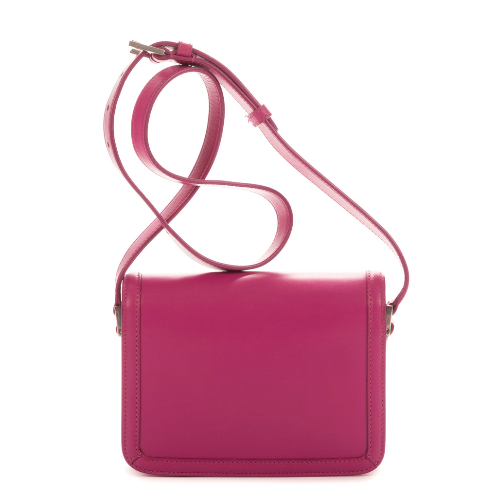 Shoulder Bag Solferino Pink Calfskin leather