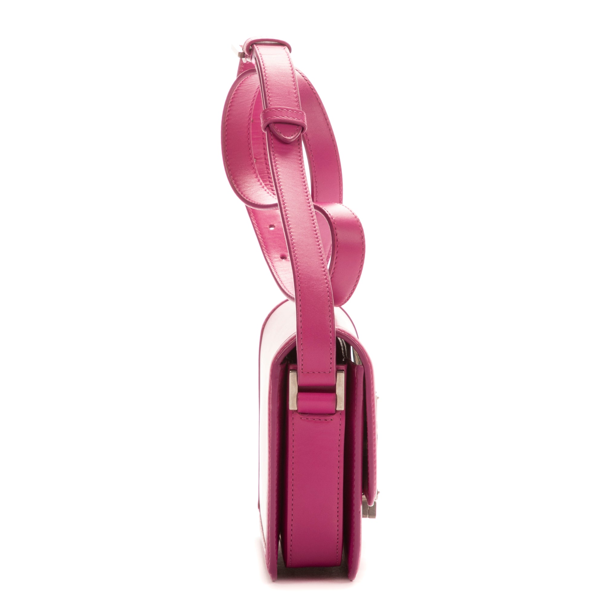 Shoulder Bag Solferino Pink Calfskin leather