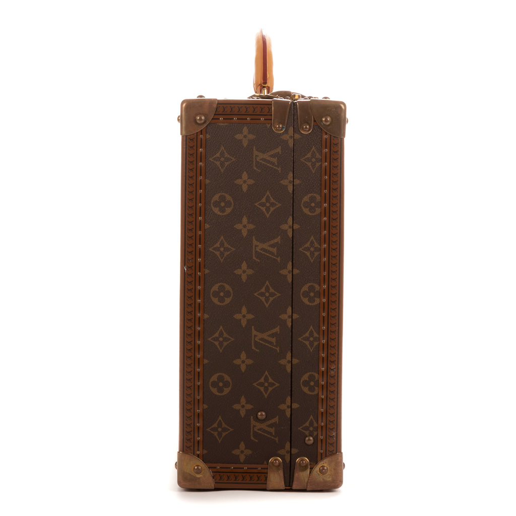 Travel Bag Attached Case Trunk Brown Monogram