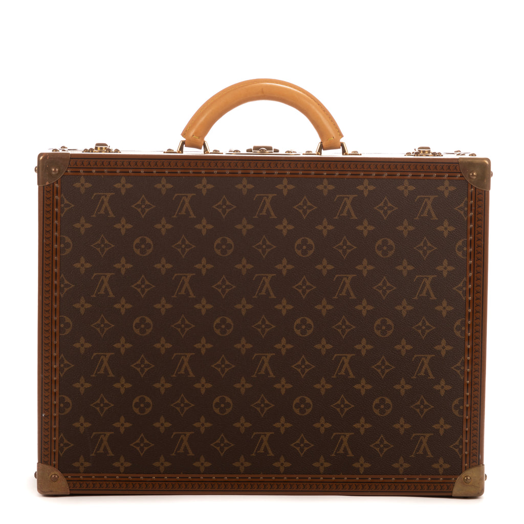 Travel Bag Attached Case Trunk Brown Monogram