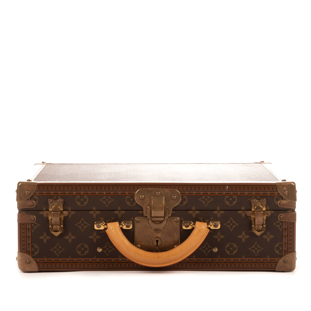 Travel Bag Attached Case Trunk Brown Monogram