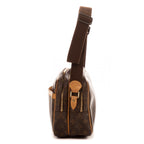 Bandolera Reporter Monograma Marrón