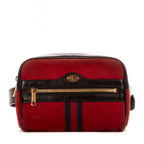 Waist Bag Ophidia Camera Belt Red Suede