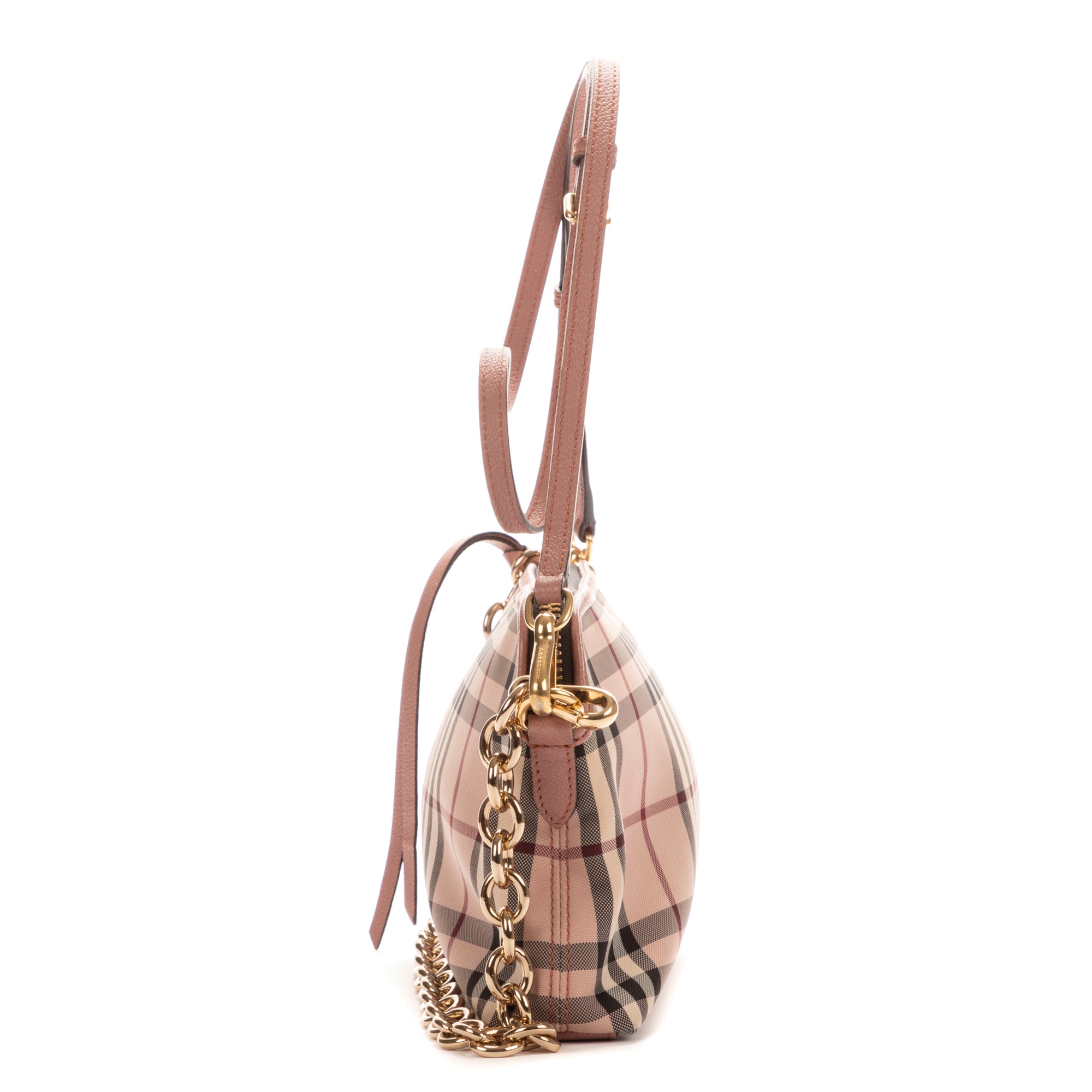 Shoulder Bag Sling Pink Pink Check