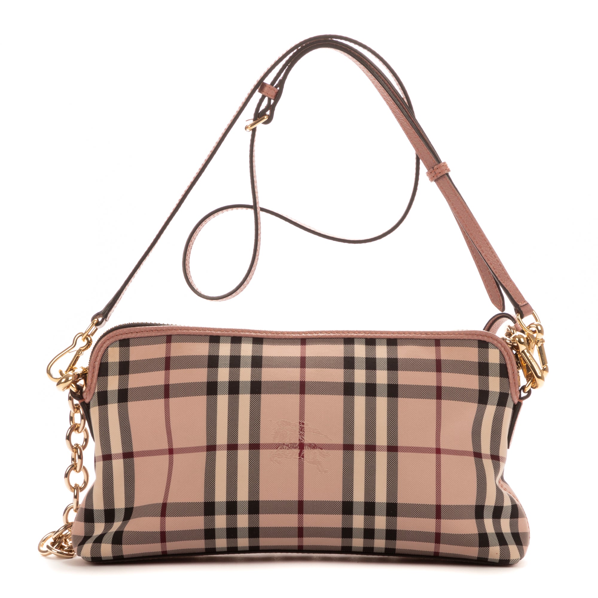 Shoulder Bag Sling Pink Pink Check