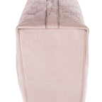 Bolso de hombro grande hobo de piel de becerro Guccissima lila