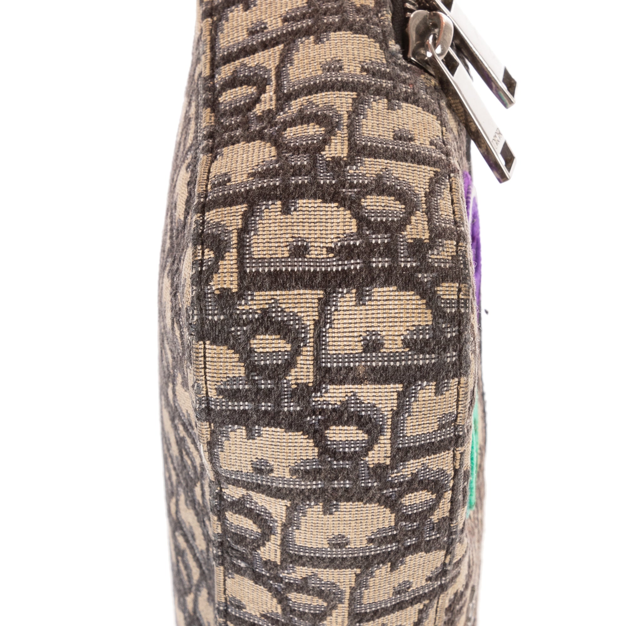 Shoulder Bag Ltd. Ed. Kenny Scharf Messenger Beige Embroidered Oblique