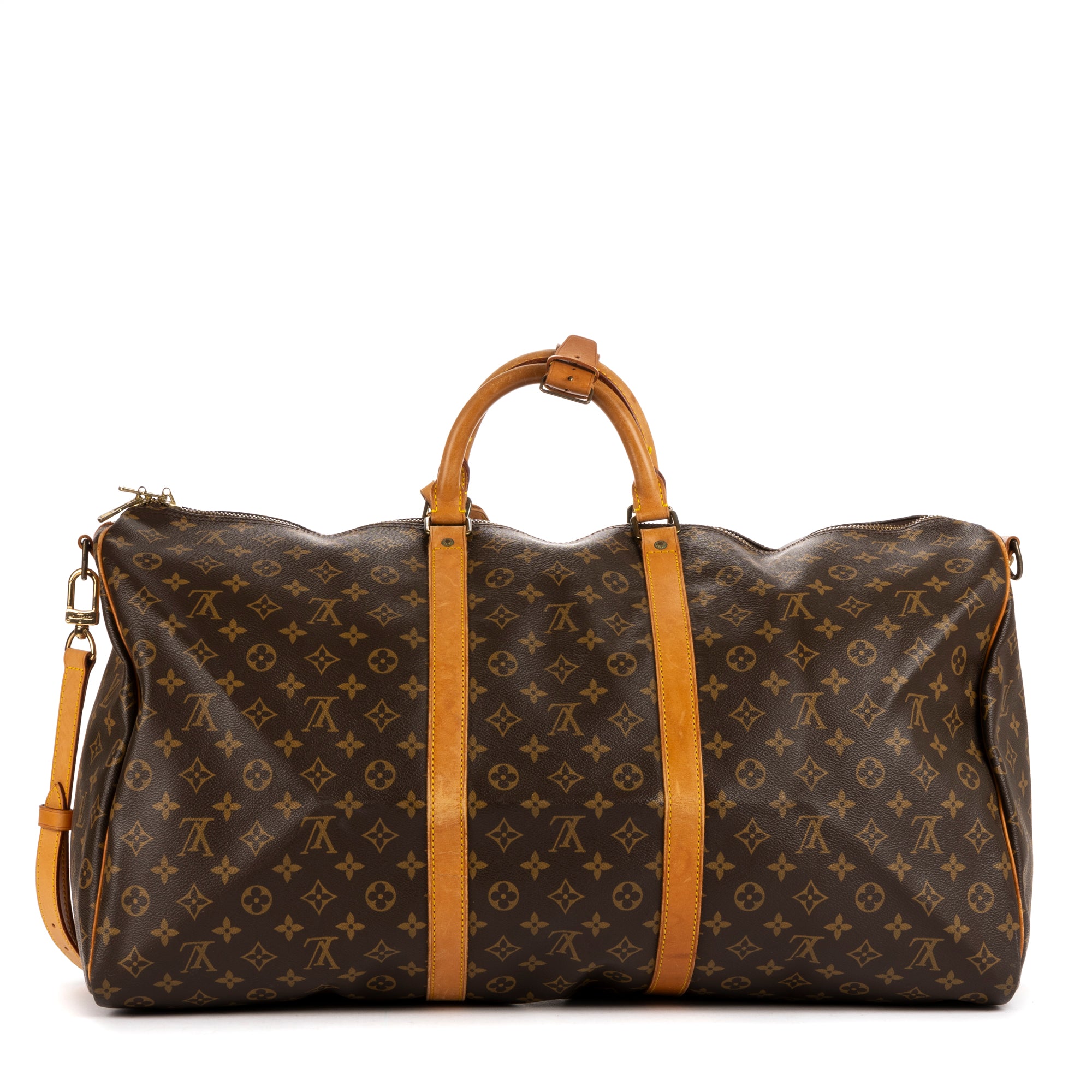 Travel Bag Keepall Bandouliere 60 Brown Monogram