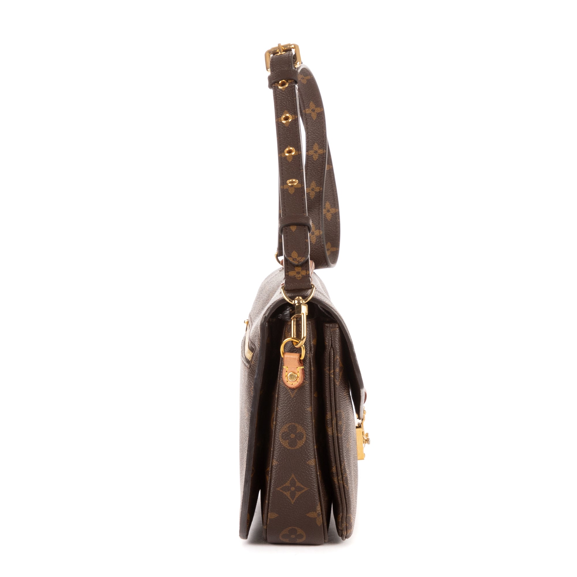 Shoulder Bag Pochette Metis Brown Monogram Canvas
