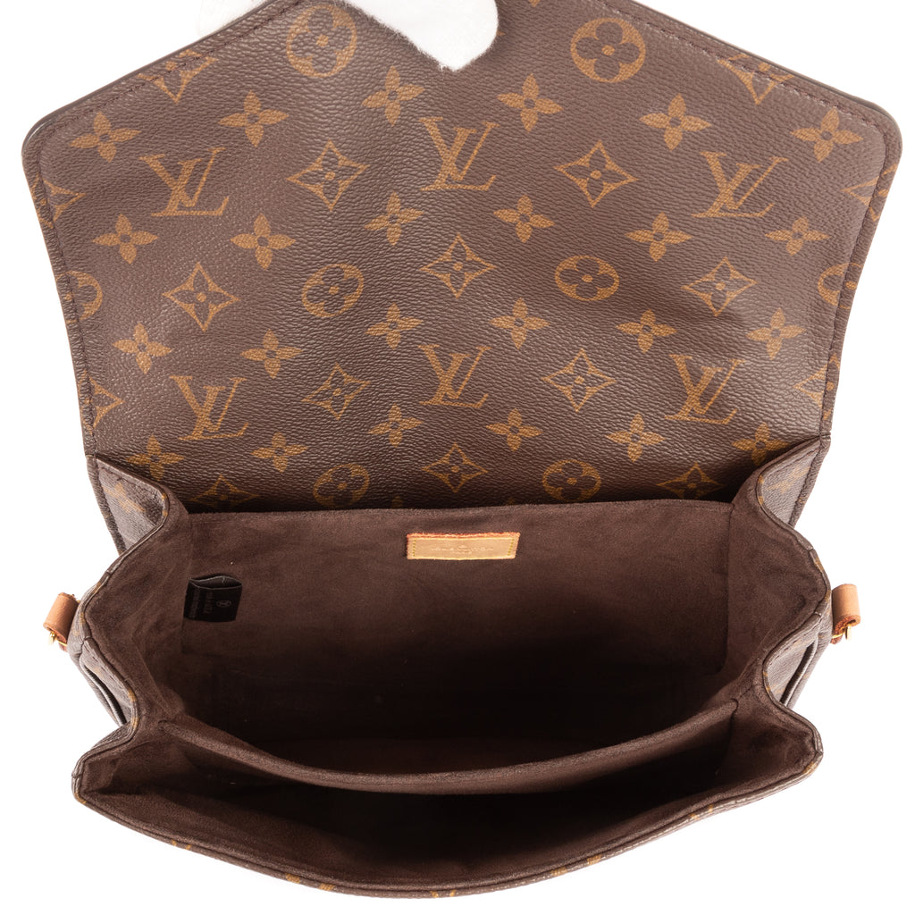 Shoulder Bag Pochette Metis Brown Monogram Canvas