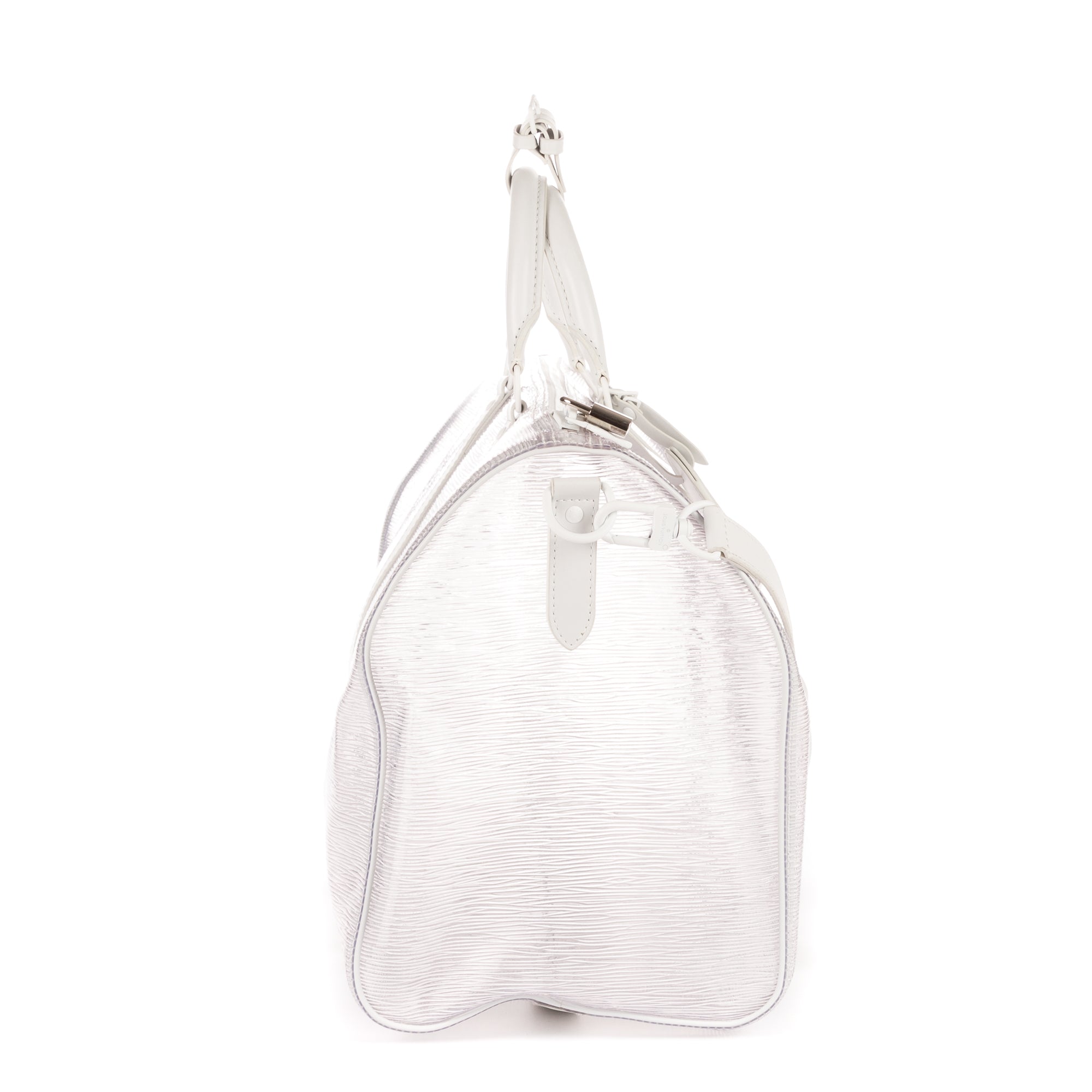 Bolsa de viaje edición limitada Keepall Wavy 50 Epi Plage transparente