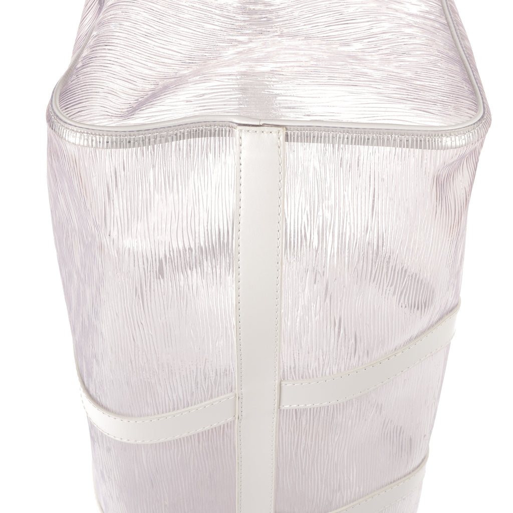 Bolsa de viaje edición limitada Keepall Wavy 50 Epi Plage transparente