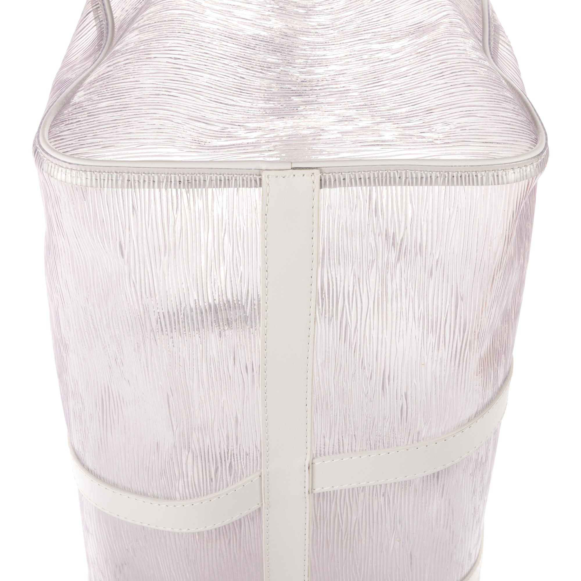 Bolsa de viaje edición limitada Keepall Wavy 50 Epi Plage transparente
